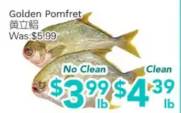 Ample Food Market Golden Pomfret offer