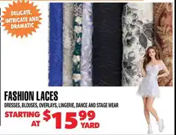Len's Mill Stores FASHION LACES DRESSES, BLOUSES, OVERLAYS, LINGERIE, DANCE AND STAGE WEAR offer