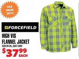 Len's Mill Stores HIGH VIS FLANNEL JACKET offer