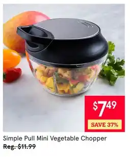 Kitchen Stuff Plus Simple Pull Mini Vegetable Chopper offer