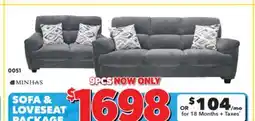 Surplus Furniture Galt Granite Sofa & Loveseat Set offer