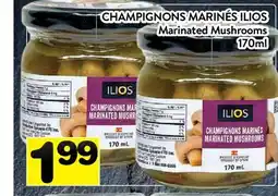 Supermarché PA CHAMPIGNONS MARINÉS ILIOS | Marinated Mushrooms offer