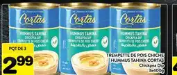 Supermarché PA TREMPETTE DE POIS CHICHE HUMMUS TAHINA CORTAS | Chickpea Dip offer