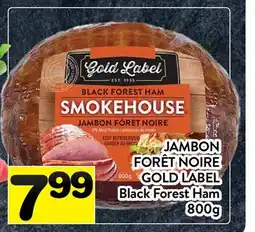 Supermarché PA JAMBON FORÊT NOIRE GOLD LABEL | Black Forest Ham offer