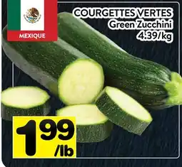Supermarché PA COURGETTES VERTES | Green Zucchini offer