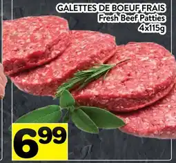 Supermarché PA GALETTES DE BOEUF FRAIS | Fresh Beef Patties offer