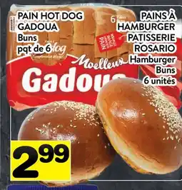 Supermarché PA PAIN HOT DOG GADOUA | Buns offer