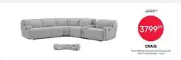 Meubles RD Craig - Power Modular Sectional and Console with Built-In Audio System - 6 pcs offer