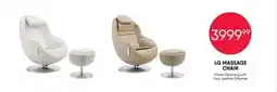 Meubles RD LG Massage Chairs offer