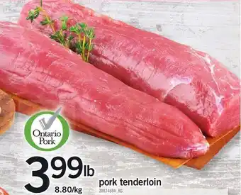 Loblaws Pork tenderloin offer