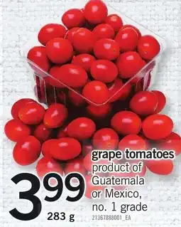 Loblaws Grape tomatoes offer