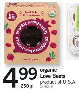 Loblaws Organic love beets offer