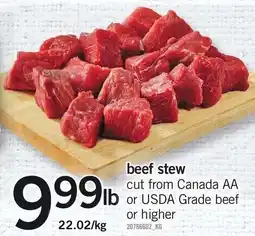 Loblaws Beef stew offer