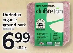 Loblaws DuBreton organic ground pork offer