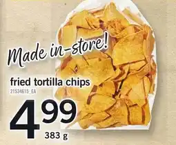 Loblaws Fried tortilla chips offer