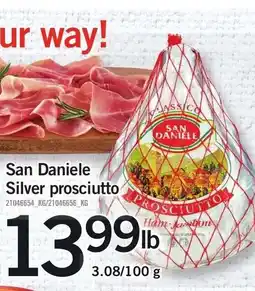 Loblaws San Daniele Silver prosciutto offer