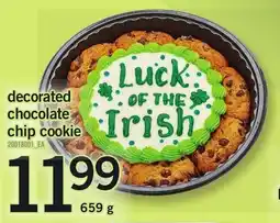 Loblaws Decorated chocolate chip cookie offer