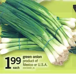 Loblaws Green onion offer
