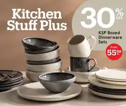 Kitchen Stuff Plus KSP Boxed Dinnerware Sets offer