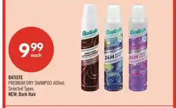 Shoppers Drug Mart BATISTE PREMIUM DRY SHAMPOO offer