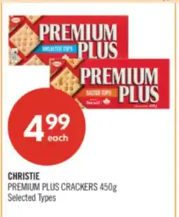 Shoppers Drug Mart CHRISTIE PREMIUM PLUS CRACKERS offer