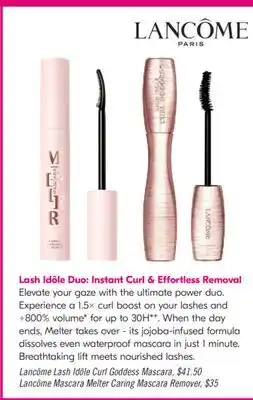 Shoppers Drug Mart LANCÔME MASCARA MELTER CARING MASCARA REMOVER offer