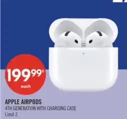 Shoppers Drug Mart APPLE AIRPODS 4TH GENERATION WITH CHARGING CASE offer