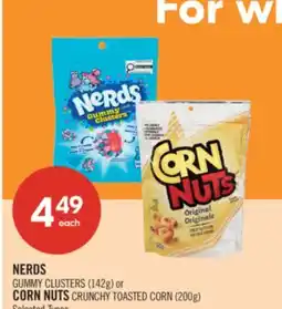 Shoppers Drug Mart NERDS GUMMY CLUSTERS (142g) or CORN NUTS CRUNCHY TOASTED CORN (200g) offer