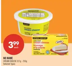 Shoppers Drug Mart NO NAME CREAM CHEESE 227g - 250g offer