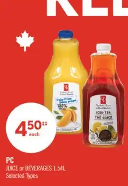 Shoppers Drug Mart PC JUICE or BEVERAGES offer