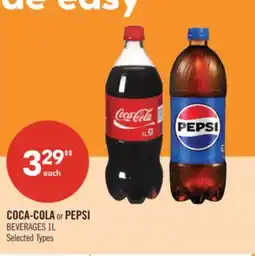 Shoppers Drug Mart COCA-COLA or PEPSI BEVERAGES offer