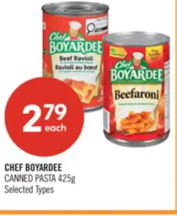 Shoppers Drug Mart CHEF BOYARDEE CANNED PASTA offer