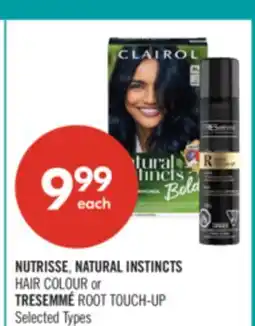 Shoppers Drug Mart NUTRISSE, NATURAL INSTINCTS HAIR COLOUR or TRESEMMÉ ROOT TOUCH-UP offer