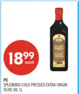 Shoppers Drug Mart PC SPLENDIDO COLD PRESSED EXTRA VIRGIN OLIVE OIL offer