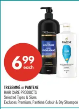 Shoppers Drug Mart TRESEMMÉ or PANTENE HAIR CARE PRODUCTS offer