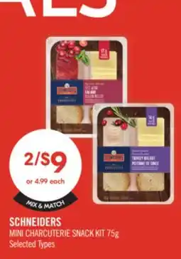Shoppers Drug Mart SCHNEIDERS MINI CHARCUTERIE SNACK KIT offer