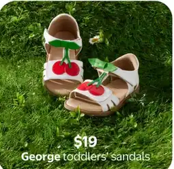 Walmart George toddlers' sandals offer