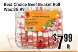 Nations Fresh Foods Best Choice Beef Brisket Roll offer