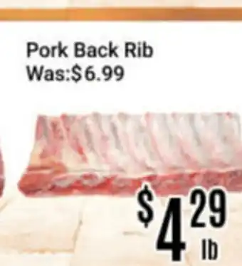 Nations Fresh Foods Pork Back Rib offer