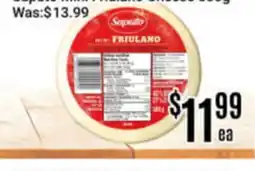 Nations Fresh Foods Saputo mini Friulano Cheese offer