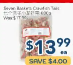 Oceans Fresh Food Market Seven Baskets Crawfish Tails offer