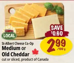 Farm Boy St-Albert Cheese Co-Op Medium or Old Cheddar offer