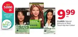 Rexall CLAIROL Natural Instincts or Root Touch-Up Hair Colour offer