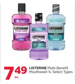 Rexall LISTERINE Multi-Benefit Mouthwash offer