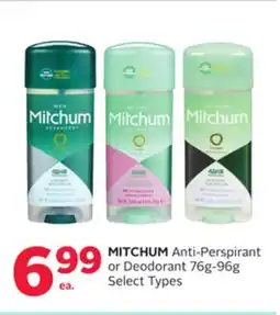 Rexall MITCHUM Anti-Perspirant or Deodorant offer