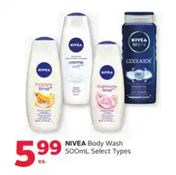 Rexall NIVEA Body Wash offer