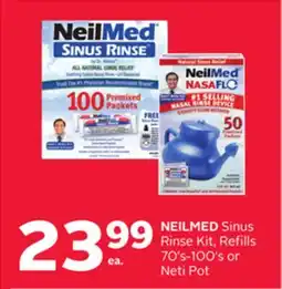 Rexall NEILMED Sinus Rinse Kit, Refills 70' s-100' s or Neti Pot offer