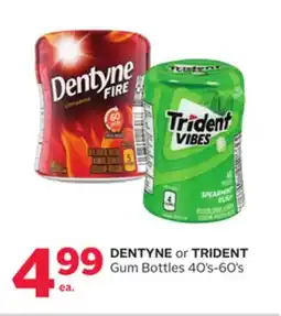 Rexall DENTYNE or TRIDENT Gum Bottles offer