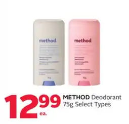 Rexall METHOD Deodorant offer
