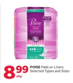 Rexall POISE Pads or Liners offer